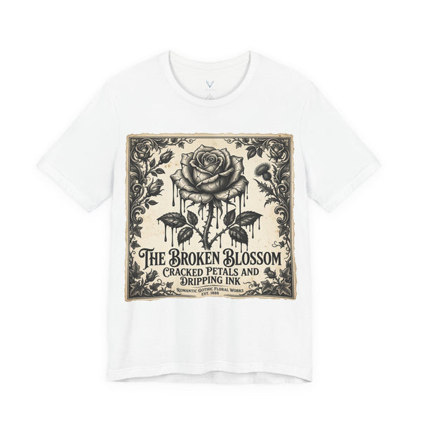 T-Shirt — The Broken Blossom Vintage Rose Graphic Tee