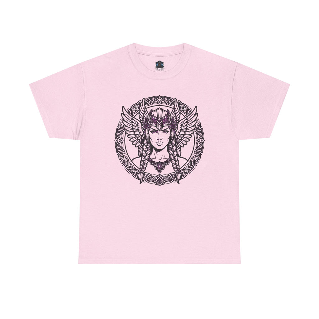 Valkyrie Mandala Tee — Norse Warrior Goddess Graphic T-Shirt