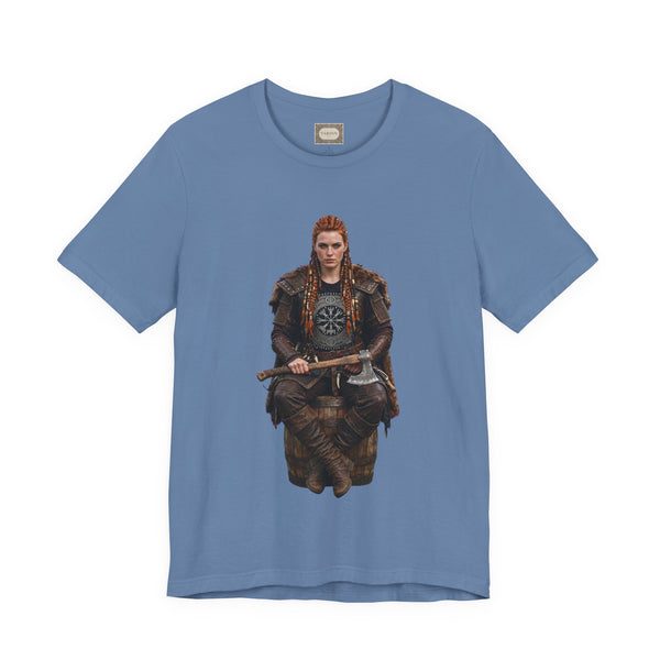 Viking Shieldmaiden Tee — Nordic Warrior Graphic T-Shirt