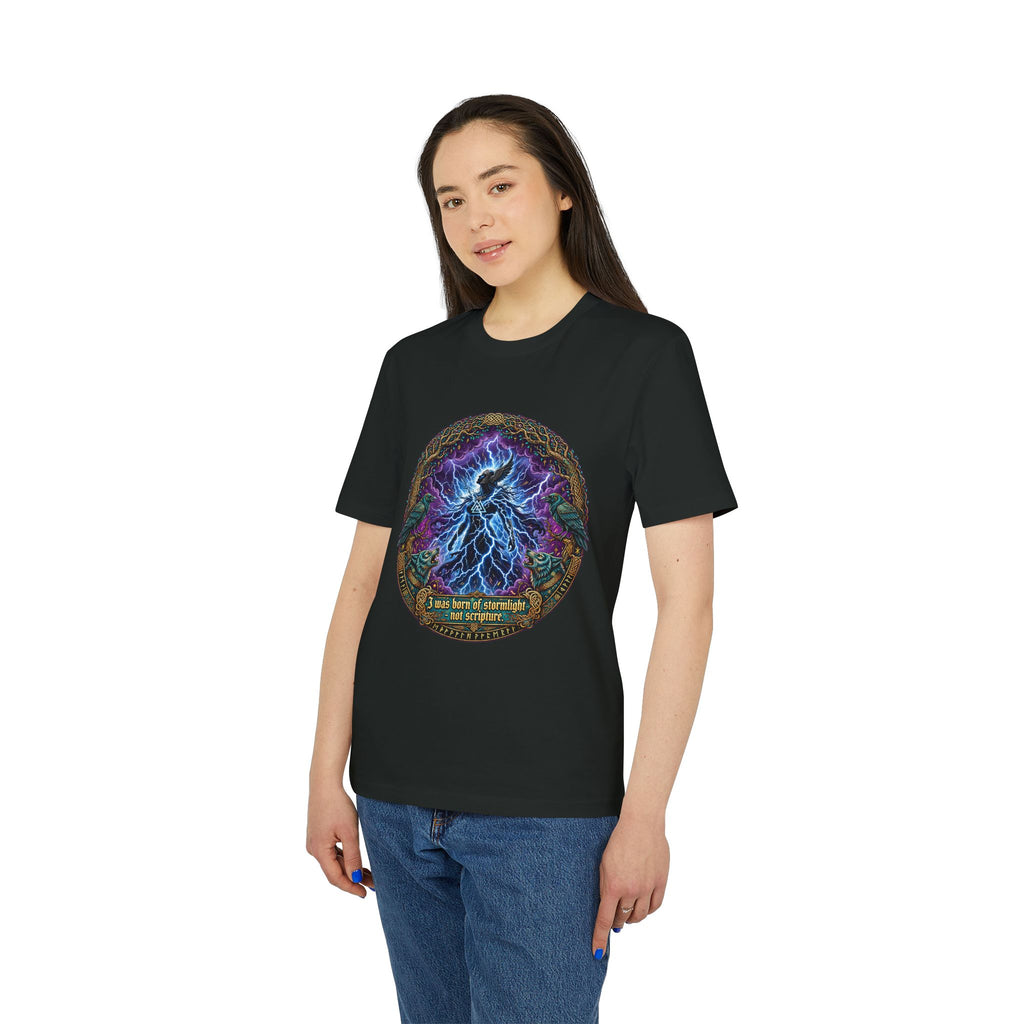 T-Shirt — Electric Tree of Life Graphic Tee (I Am Not a Creation of Chaos)