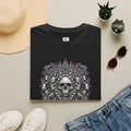 Skull Mandala Graphic T-Shirt — Gothic Floral Skull Tee