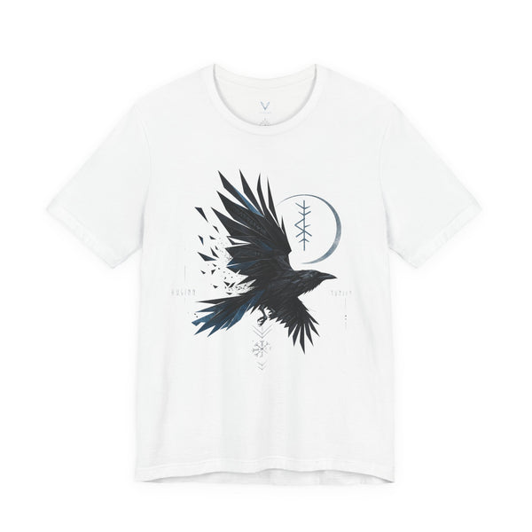 Raven Moon Tee — Gothic Crow Graphic T-Shirt