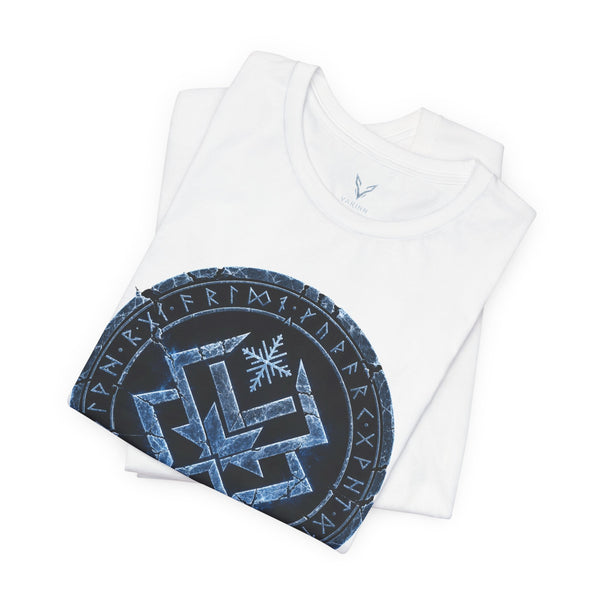 Viking Rune Seal T‑Shirt — Norse Compass Vegvisir Symbol Tee
