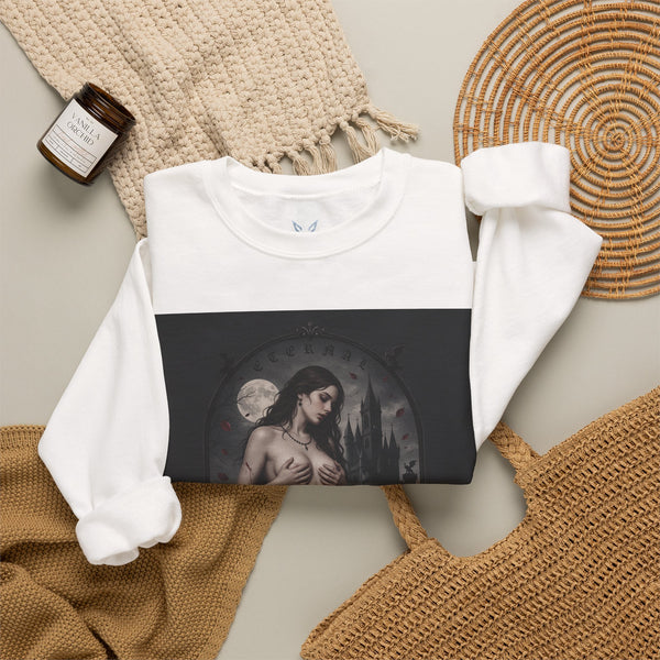 Gothic Vampire Art Crewneck Sweatshirt
