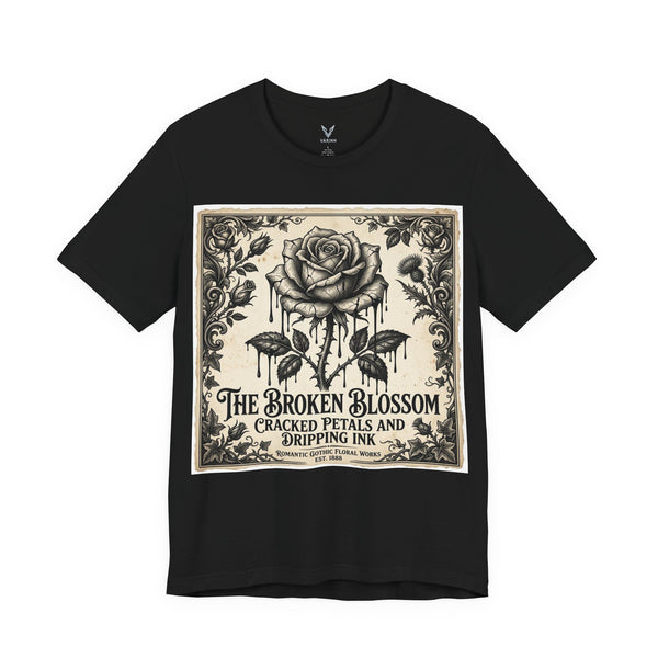 T-Shirt — The Broken Blossom Vintage Rose Graphic Tee