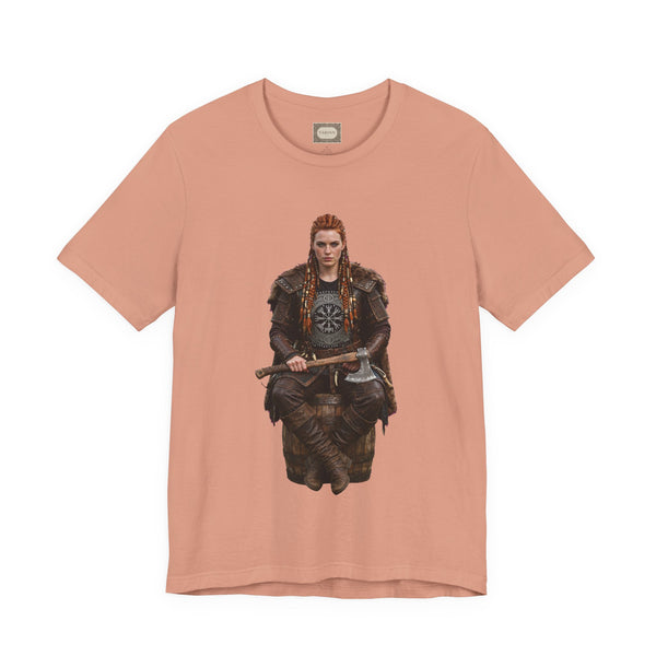 Viking Shieldmaiden Tee — Nordic Warrior Graphic T-Shirt