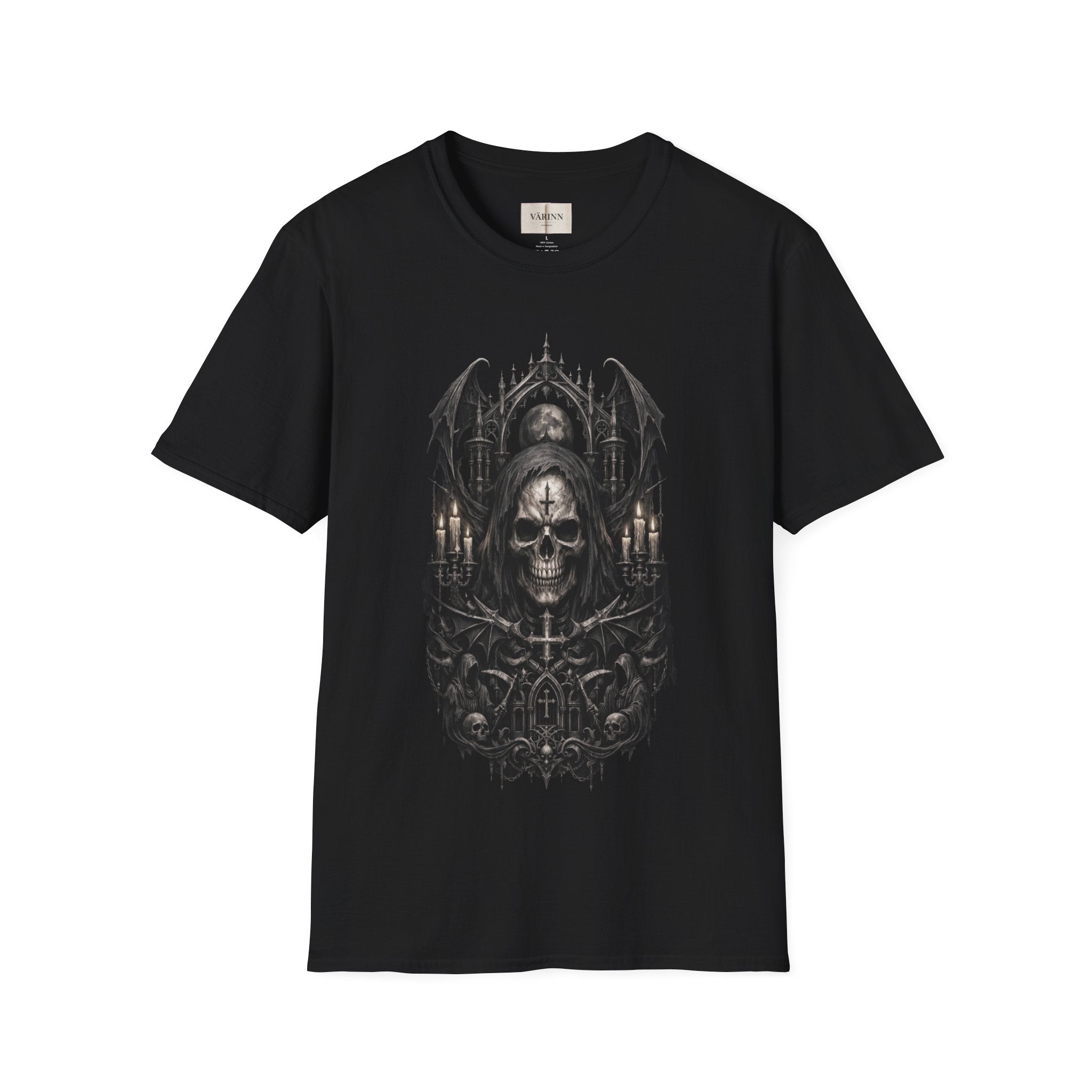 Gothic Skull Cathedral T-Shirt
