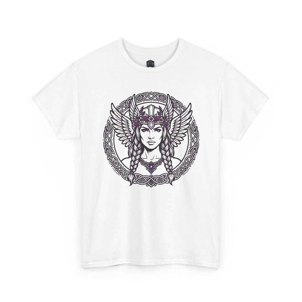 Valkyrie Mandala Tee — Norse Warrior Goddess Graphic T-Shirt
