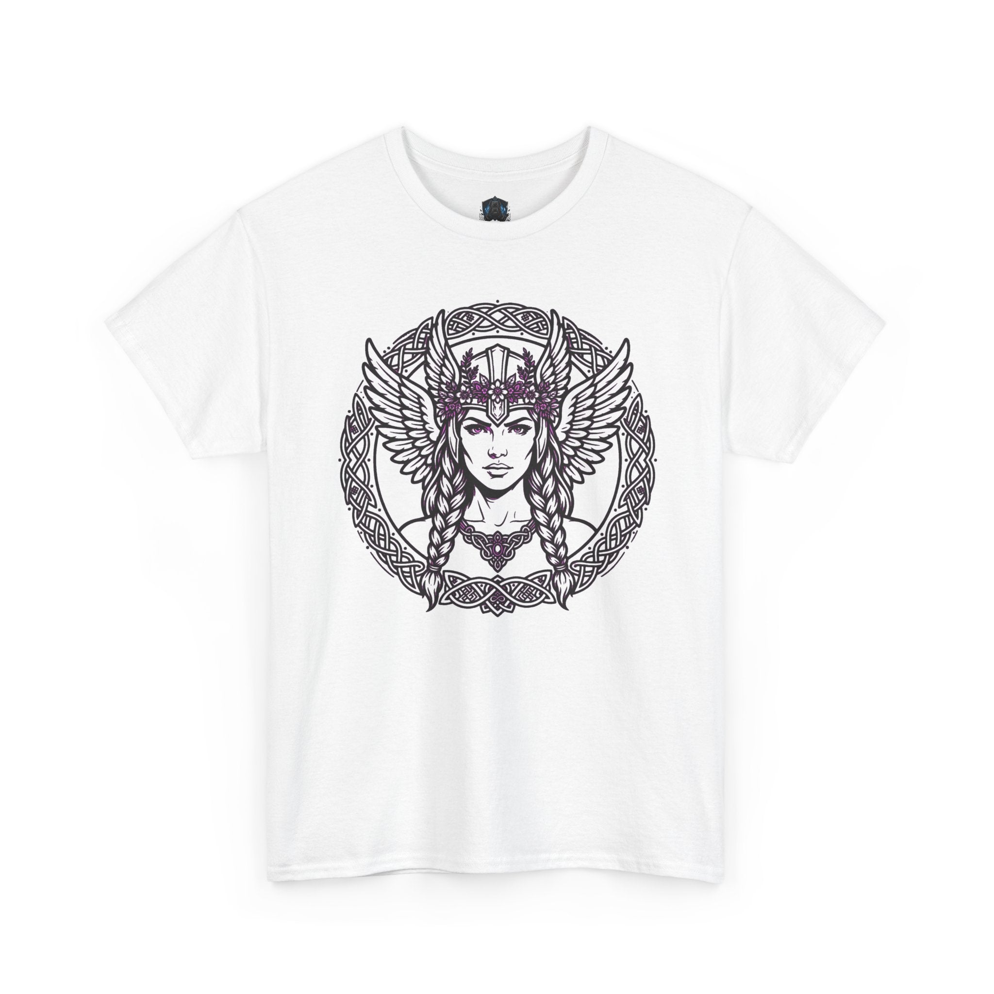 Valkyrie Mandala Tee — Norse Warrior Goddess Graphic T-Shirt
