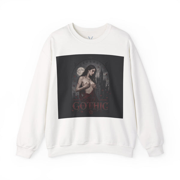 Gothic Vampire Art Crewneck Sweatshirt