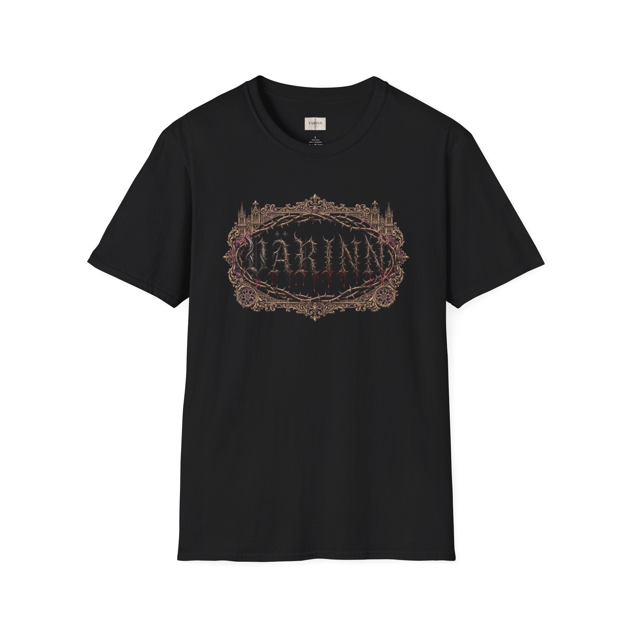 Dark Vintage 'Varrin' Gothic Frame T‑Shirt
