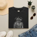 Raven Gentleman Illustration T‑Shirt — Mystic Moon Phases Goth Tee
