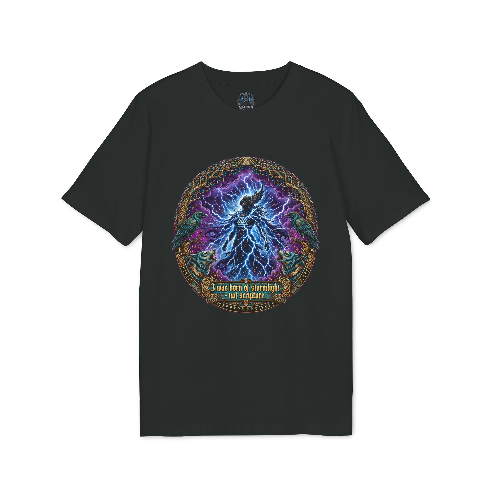 T-Shirt — Electric Tree of Life Graphic Tee (I Am Not a Creation of Chaos)