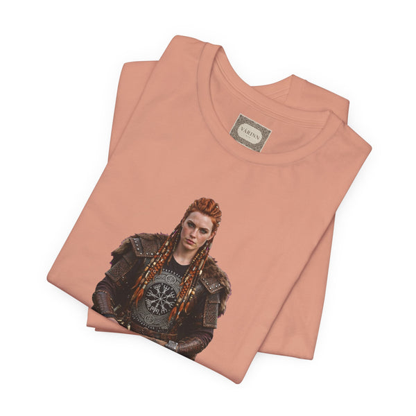 Viking Shieldmaiden Tee — Nordic Warrior Graphic T-Shirt
