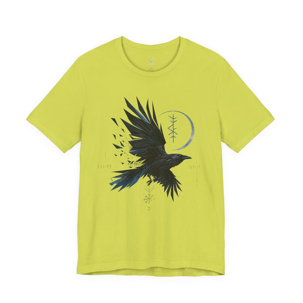 Raven Moon Tee — Gothic Crow Graphic T-Shirt