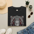 Skull Queen T-Shirt — Gothic Day of the Dead Floral Tee