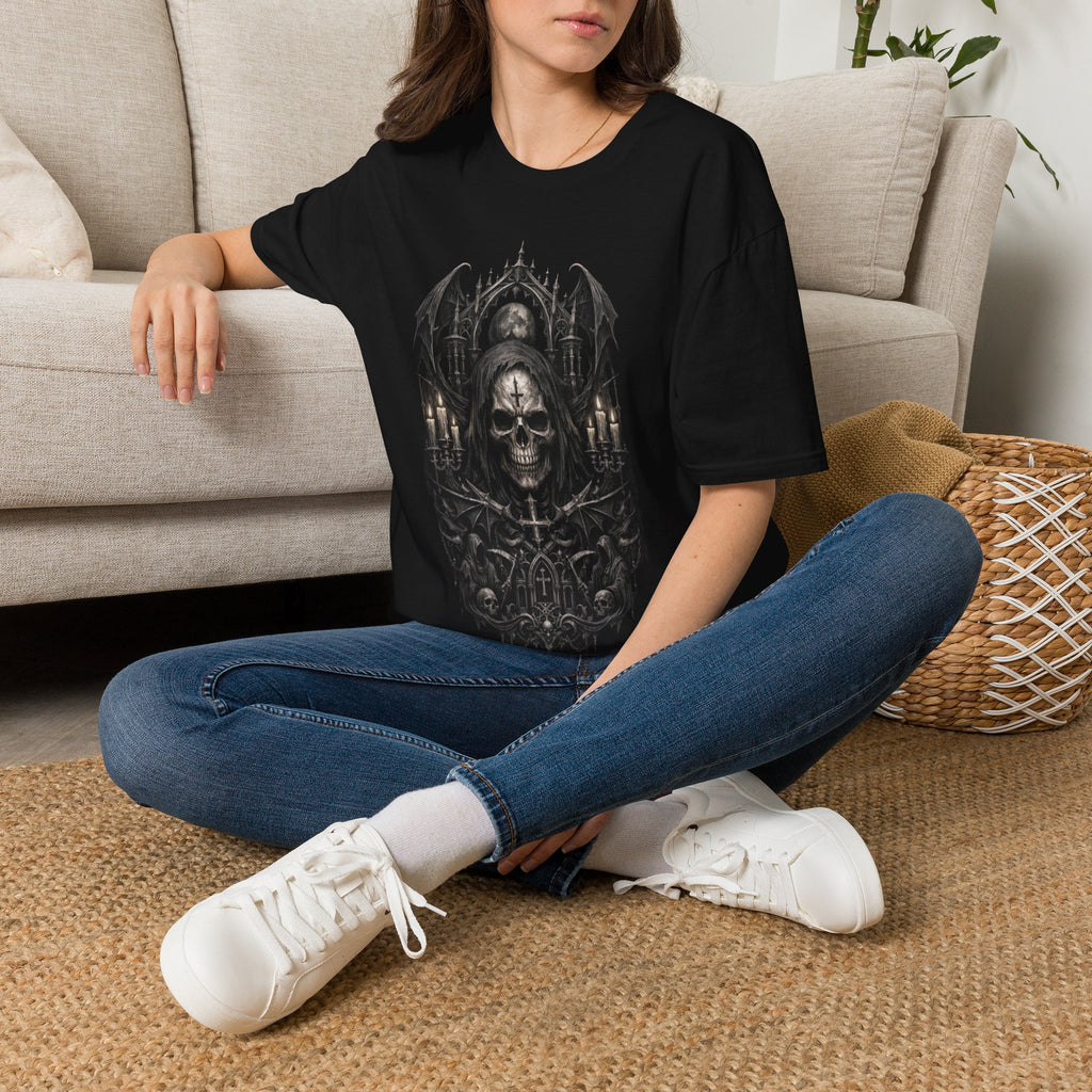 Gothic Skull Cathedral T-Shirt