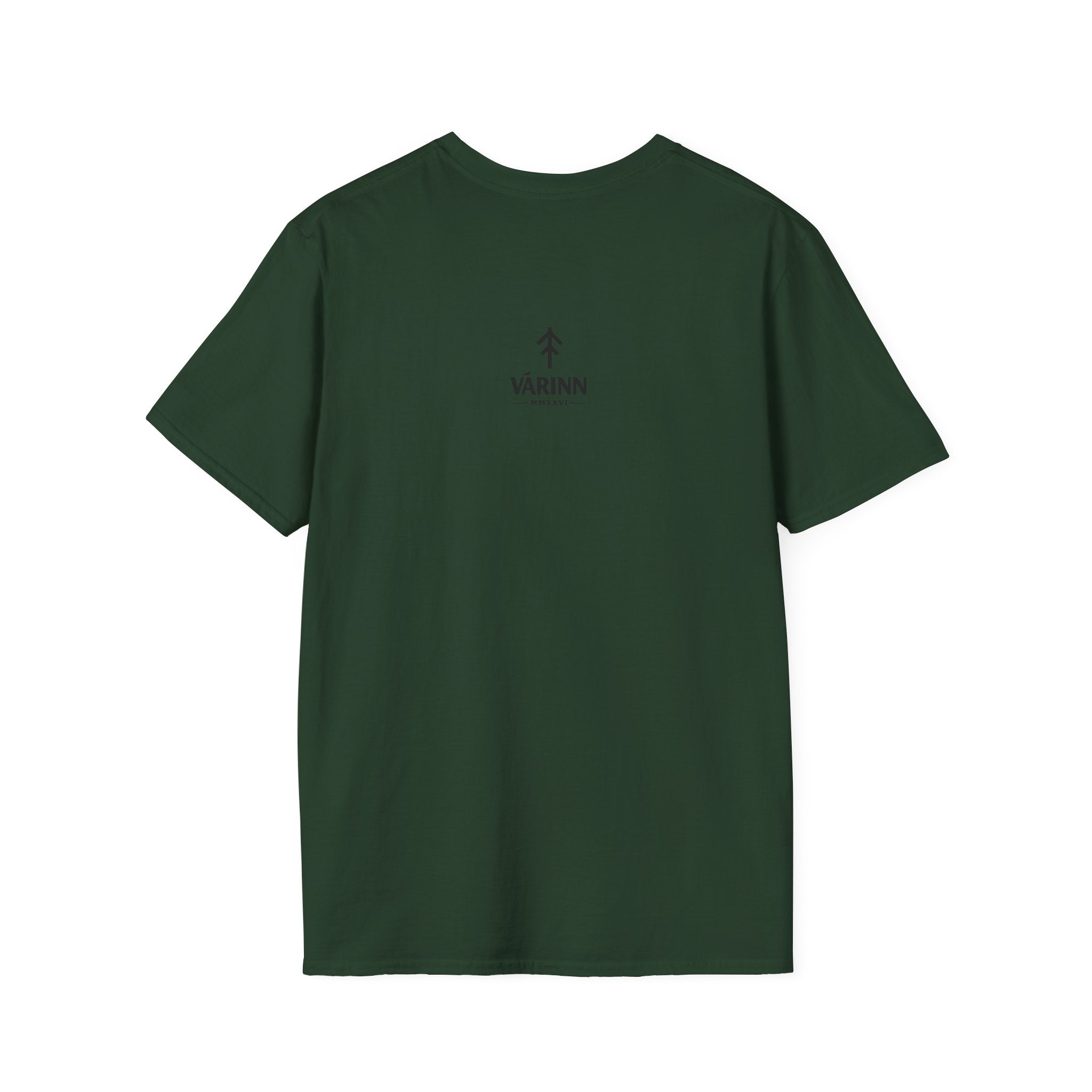 SIF Green Crest T‑Shirt — Celtic Moon & Mermaid Emblem Graphic Tee