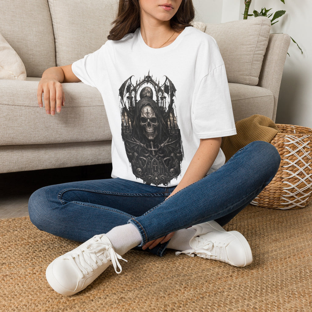 Gothic Skull Cathedral T-Shirt