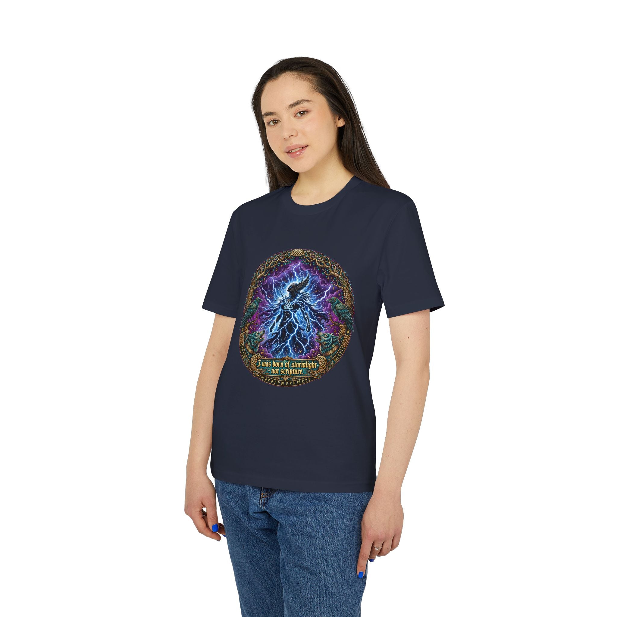 T-Shirt — Electric Tree of Life Graphic Tee (I Am Not a Creation of Chaos)