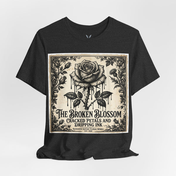 T-Shirt — The Broken Blossom Vintage Rose Graphic Tee