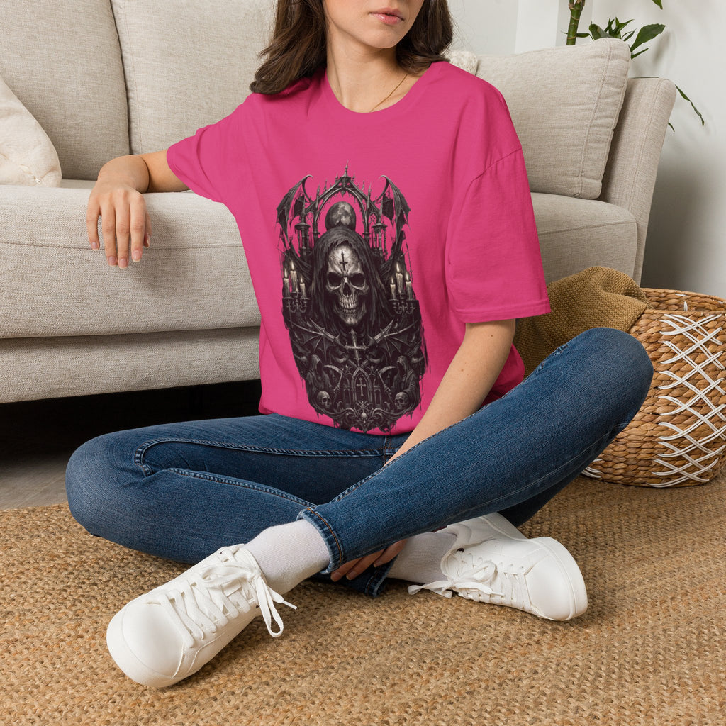 Gothic Skull Cathedral T-Shirt