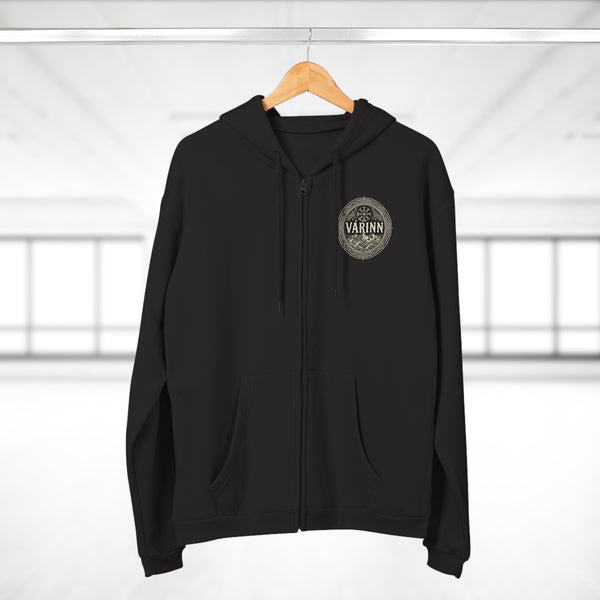 Pretty Insane Zip Hoodie — Gothic Religious Art Graphic Hoodie