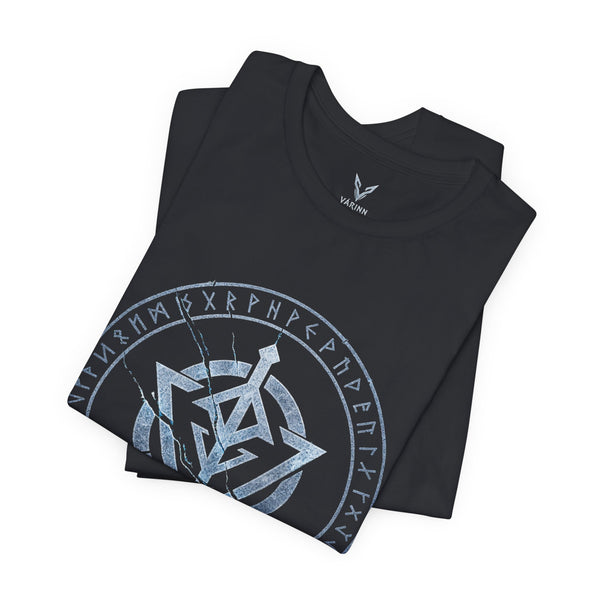 Rune Circle Graphic Tee — Norse Symbol T-Shirt
