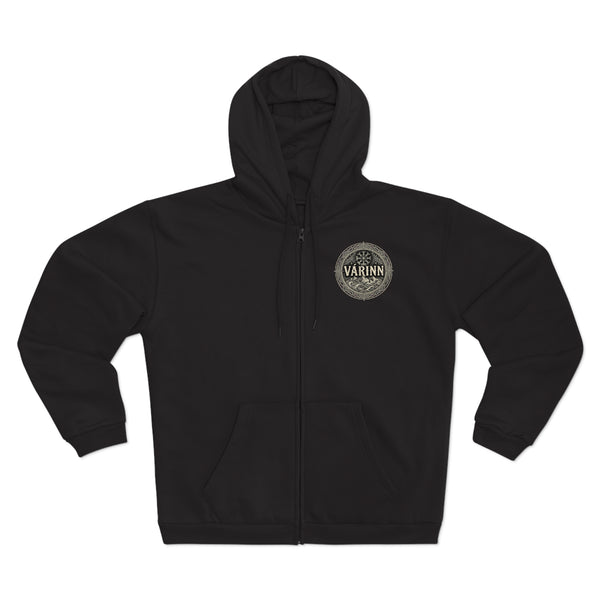 Pretty Insane Zip Hoodie — Gothic Religious Art Graphic Hoodie