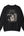 Gothic Mourning Crewneck Sweatshirt — 'Amor & Tenebris' Dark Skull & Rose Design