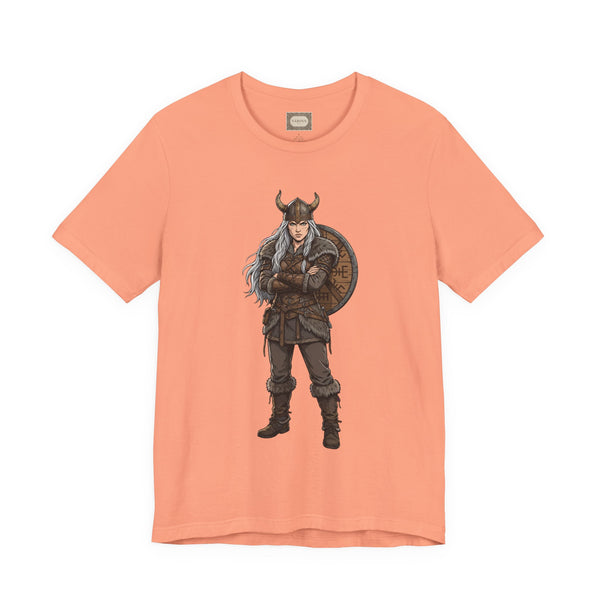 Viking Shieldmaiden T‑Shirt — Norse Warrior Graphic Tee