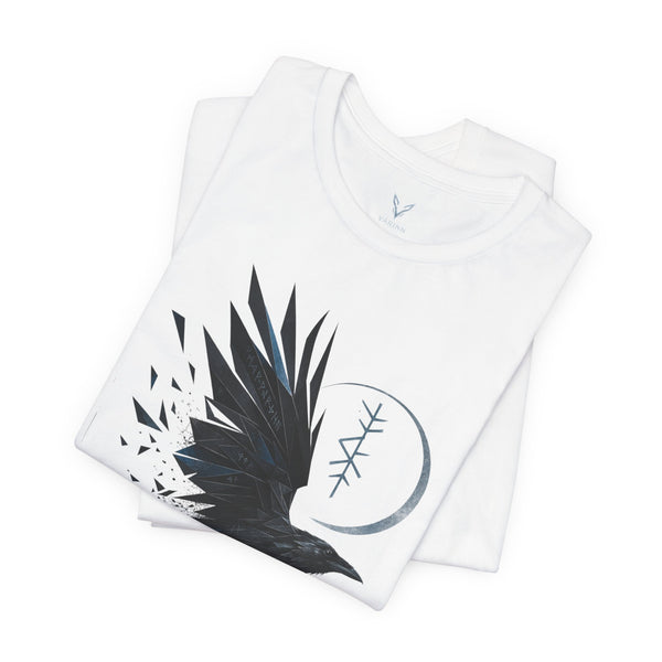 Raven Moon Tee — Gothic Crow Graphic T-Shirt