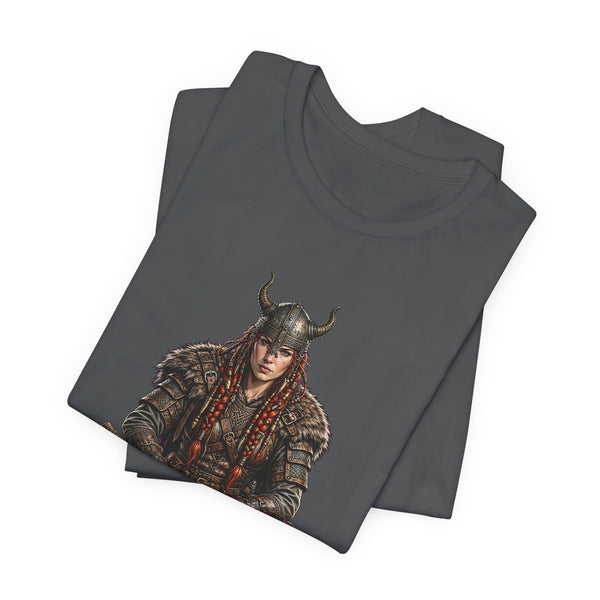 Viking Warrior Tee — Norse Axe Shield Graphic T-Shirt